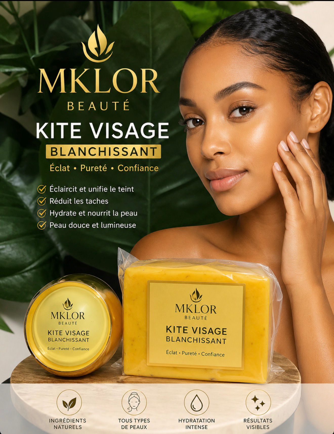 Kit Visage Blanchissant – Éclat · Pureté · Confiance